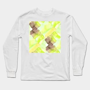 Watercolor chaotic shapes Long Sleeve T-Shirt